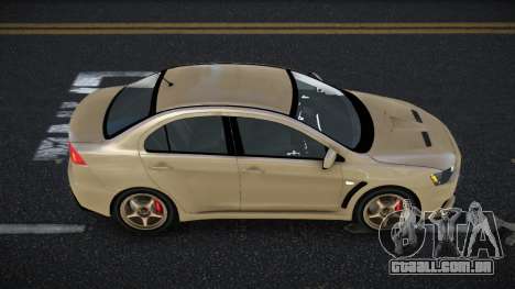Mitsubishi Lancer Evolution X Comub para GTA 4