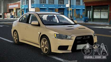 Mitsubishi Lancer Evolution X Comub para GTA 4