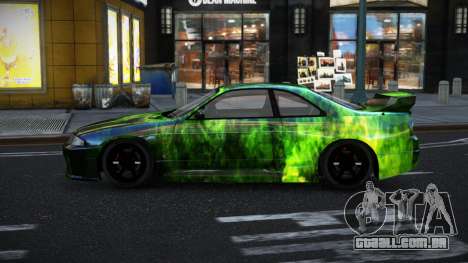 Nissan Skyline R33 Mexron S14 para GTA 4