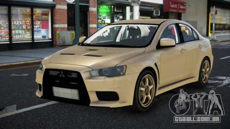 Mitsubishi Lancer Evolution X Comub para GTA 4