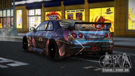 Nissan Skyline R33 Mexron S5 para GTA 4