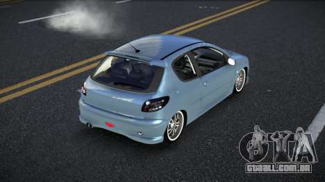 Peugeot 206 Diwaqigo para GTA 4