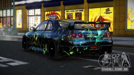 Nissan Skyline R33 Mexron S11 para GTA 4
