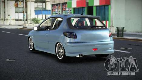 Peugeot 206 Diwaqigo para GTA 4