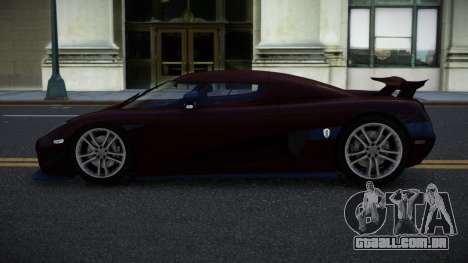 Koenigsegg CCXR Wibedo para GTA 4