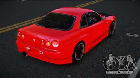 Nissan Skyline R34 Rebeg para GTA 4
