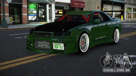 Nissan Skyline R34 Niobe para GTA 4