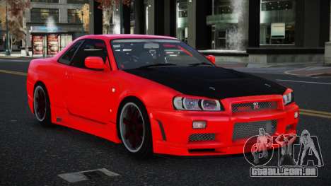 Nissan Skyline R34 Rebeg para GTA 4