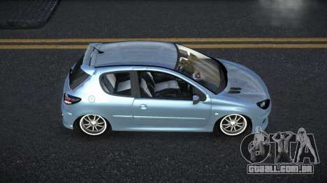 Peugeot 206 Diwaqigo para GTA 4