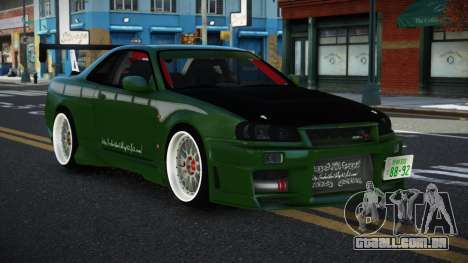 Nissan Skyline R34 Niobe para GTA 4