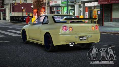 Nissan Skyline R34 Vabiqu para GTA 4