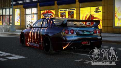 Nissan Skyline R33 Mexron S12 para GTA 4