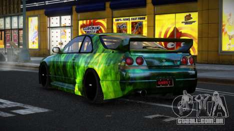 Nissan Skyline R33 Mexron S14 para GTA 4