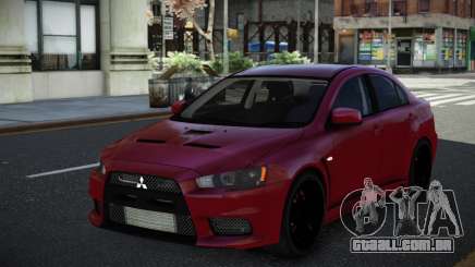 Mitsubishi Lancer Evolution X Rehudi para GTA 4